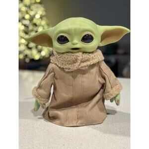 Star Wars Mandalorian Baby Grogu Plush 10" Toy with Sounds